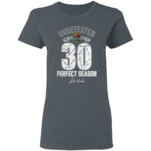 Undefeated 1964-1967 1972-1973 30 perfect season signatures shirt