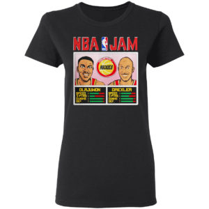 Nba jam rockets olajuwon and drexler shirt