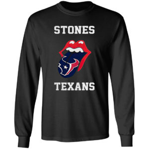 Rolling Stones Houston Texans logo shirt