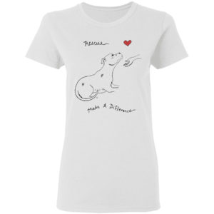 Pitbull Dog Rescue Make A Difference Shirt