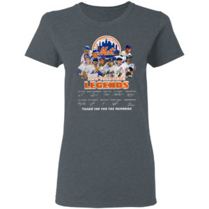New York Mets Legends thank You for the memories signatures shirt