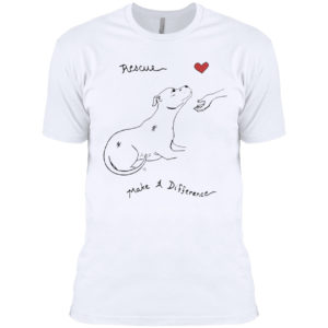 Pitbull Dog Rescue Make A Difference Shirt