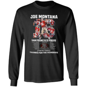 2021 Joe Montana 16 san francisco 49ers 1979 1992 signature shirt