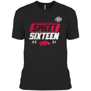 Arkansas Razorbacks 2021 NCAA Men’s Basketball Tournament March Madness Sweet Sixteen shirt