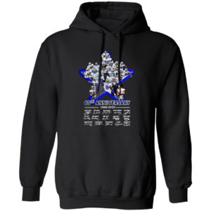 Dallas Cowboys 60th anniversary 1960 2020 signatures shirt