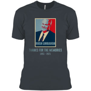 Rush Limbaugh thank for the memories 1951-2021 vintage art shirt
