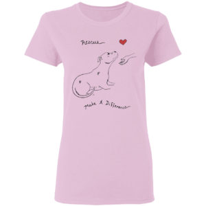 Pitbull Dog Rescue Make A Difference Shirt