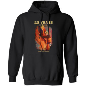 22 years naruto 1999 2021 thank you kurama shirt