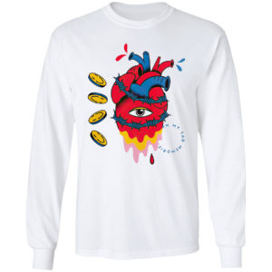 Barbed Wire Heart Trippy Surreal Shirt