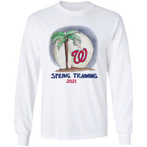 Washington Nationals baseball MLB 2021 Spring Training shirt