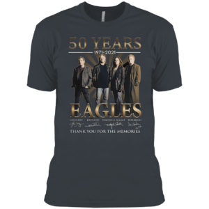 50 years 1971 2021 Eagles Glenn Frey Joe Walsh signatures shirt