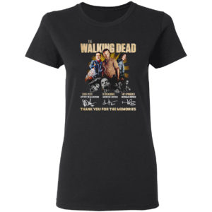 The Walking Dead 2010 2021 thank you for the memories shirt