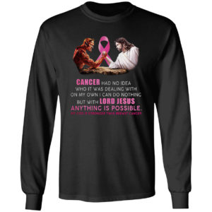 Jesus and Satan Cancer had no idea who it was dealing shirt