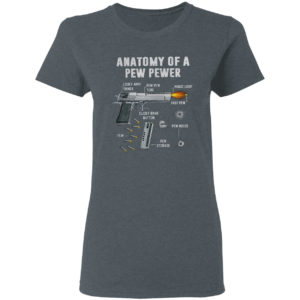 Anatomy of a pew pewer looky aimy thingy shirt