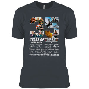 35 years 1986 2021 top gun thank you for the memories shirt