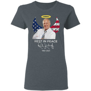 Rush Limbaugh Angel American flag rest in peace 1951-2021 signatures shirt