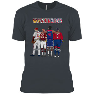 Washington Sport Teams With Scherzer Green Unseld And Ovechkin Signatures Shirt