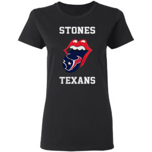 Rolling Stones Houston Texans logo shirt