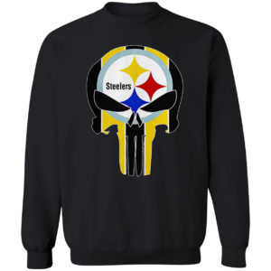 Skull NFL Pittsburgh Steelers logo shirt