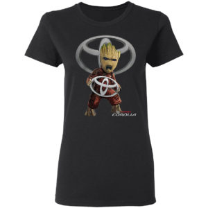 Baby Groot hug Toyota Corolla shirt