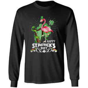 Flamingo Happy St Patrick’s Day Shirt