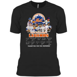 New York Mets Legends thank You for the memories signatures shirt