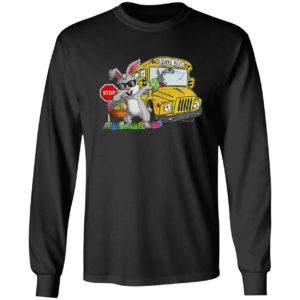 Rabbit School bus stop shirt