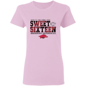 2021 road to the final four sweet sixteen Arkansas Razorbacks shirt