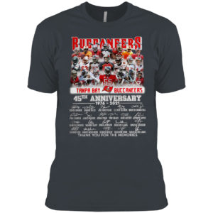 Buccaneers Tampa Bay Buccaneers 35TH Anniversary 1976 2021 signatures shirt