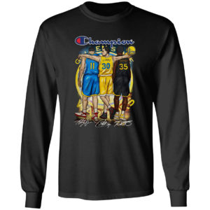 Champion Golden State Warriors Stephen Curry Klay Thompson Kevin Durant Signatures Shirt
