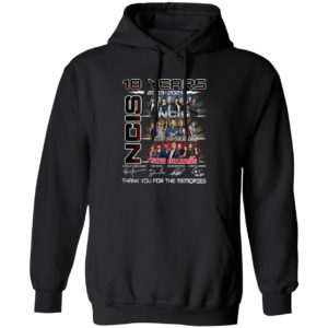 18 Years 2003 2021 Ncis Los Angeles New Orleans signatures shirt