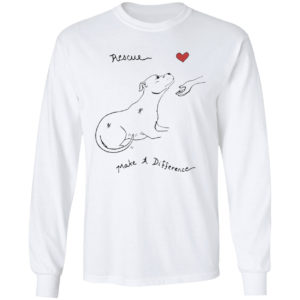 Pitbull Dog Rescue Make A Difference Shirt