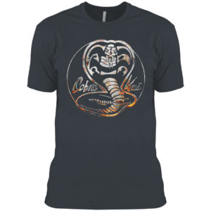 Faux chrome logo cobra kai shirt