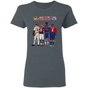 Washington Sport Teams With Scherzer Green Unseld And Ovechkin Signatures Shirt