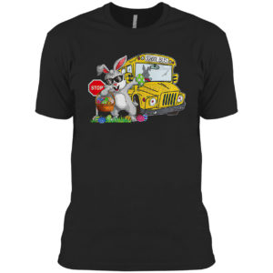 Rabbit School bus stop shirt