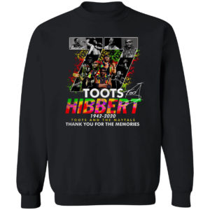 Original 77 years of Toots Hibbert 1942-2020 Toots And The Maytals Signature Shirt