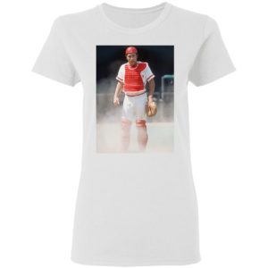 Johnny Bench Catcher Photo Shirt