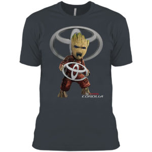 Baby Groot hug Toyota Corolla shirt