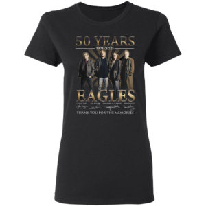 50 years 1971 2021 Eagles Glenn Frey Joe Walsh signatures shirt