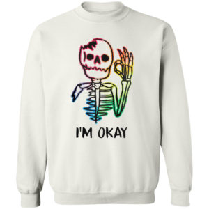 Skeleton Tattoo I’m Okay Shirt