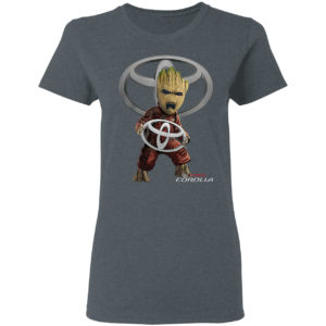 Baby Groot hug Toyota Corolla shirt