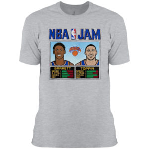 NBA Jam Knicks Barrett and Toppin shirt