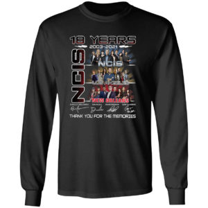 18 Years 2003 2021 Ncis Los Angeles New Orleans signatures shirt