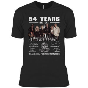 54 years1967 2021 Fleetwood Mac Mick Fleetwood signatures shirt