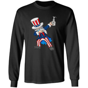 Uncle Sam Face Mask Dabbing Toilet Paper Shirt