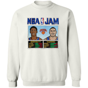 NBA Jam Knicks Barrett and Toppin shirt