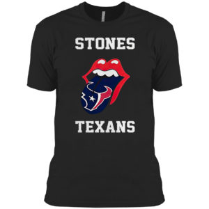 Rolling Stones Houston Texans logo shirt