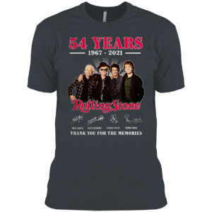 54 Years 1967 2021 Rolling Stone signature thank you for the memories shirt