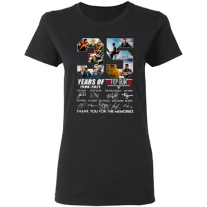 35 years 1986 2021 top gun thank you for the memories shirt
