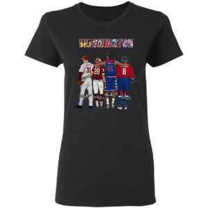 Washington Sport Teams With Scherzer Green Unseld And Ovechkin Signatures Shirt